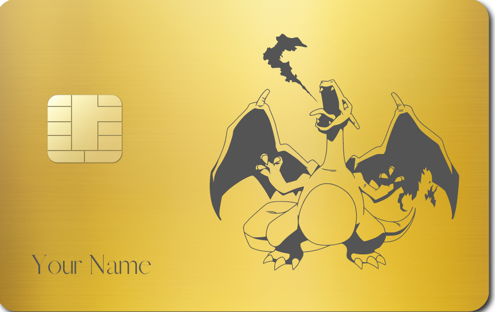 Gold Stainless Steel Card
